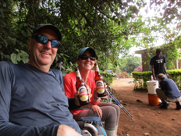 Mary Pat and Dennis James Mount Kilimanjaro Beerknews charity
