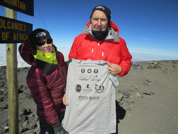 Mary Pat and Dennis James Mount Kilimanjaro Beerknews charity