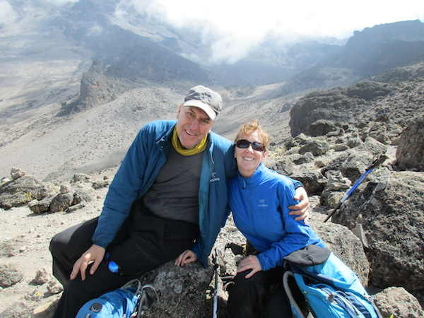 Mary Pat and Dennis James Mount Kilimanjaro Beerknews charity