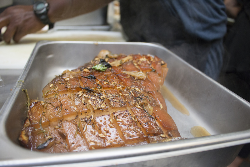 Pork Belly Bayou Teche Beer Dinner Flying Saucer Sugar Land