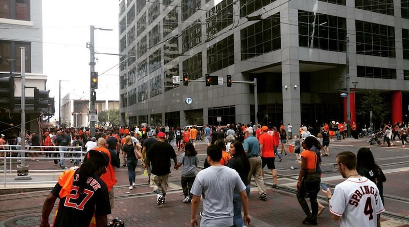 Asa Hanrahan Houston Flying Saucer Houston Astros World Series Victory Parade