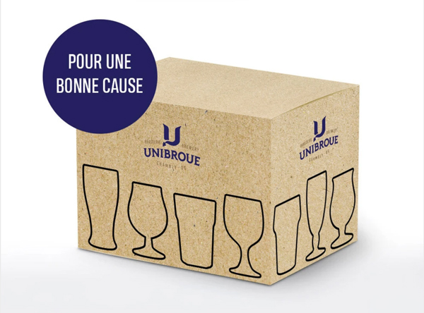 Unibroue Glassware benefits women and children in need when you buy for Christmas